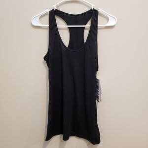 Adidas ClimaLite Black Poly Rib Tank - M